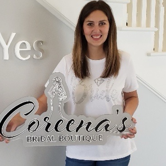 Bride Crystal Rhinestone T-Shirt - Picture 2 of 3